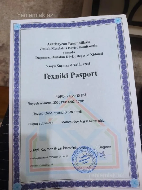 Satılır 4 otaqlı həyət evi 81.2 m²