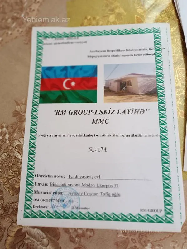 Satılır 2 otaqlı həyət evi 55 m²