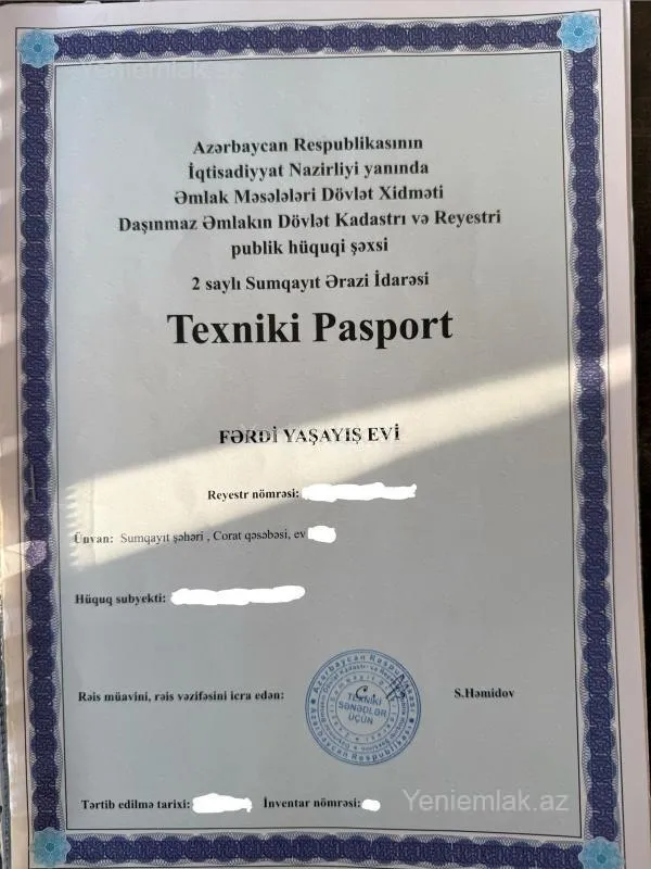 Satılır 3 otaqlı həyət evi 80 m²