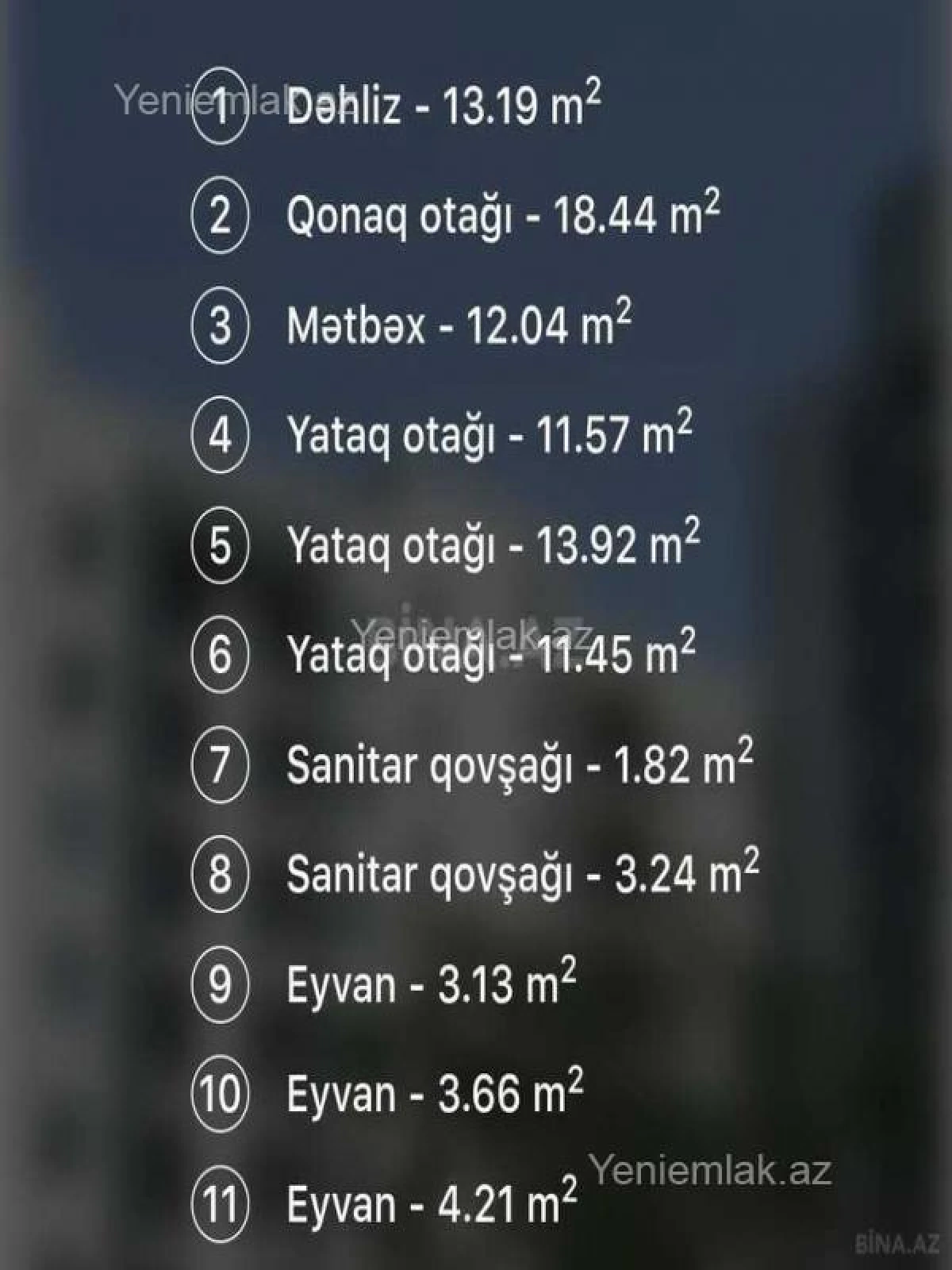 Satılır 4 otaqlı yeni tikili 120 m²