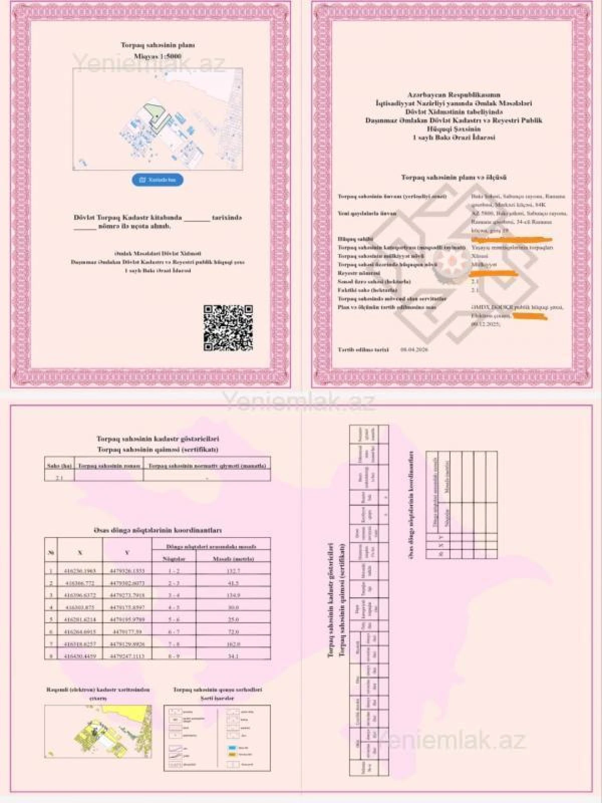 Satılır torpaq sahəsi