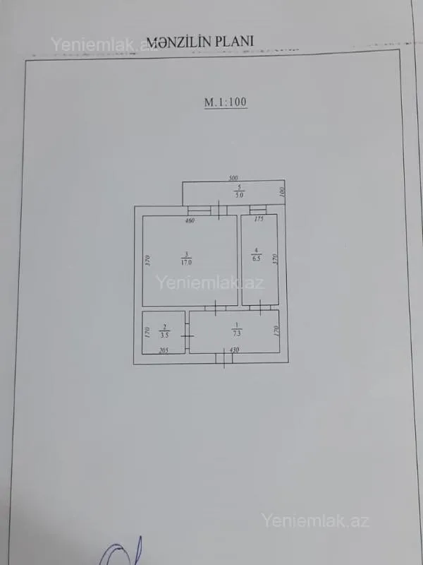 Satılır 2 otaqlı köhnə tikili 36 m²