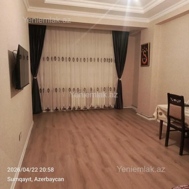 Satılır 2 otaqlı yeni tikili 58 m²