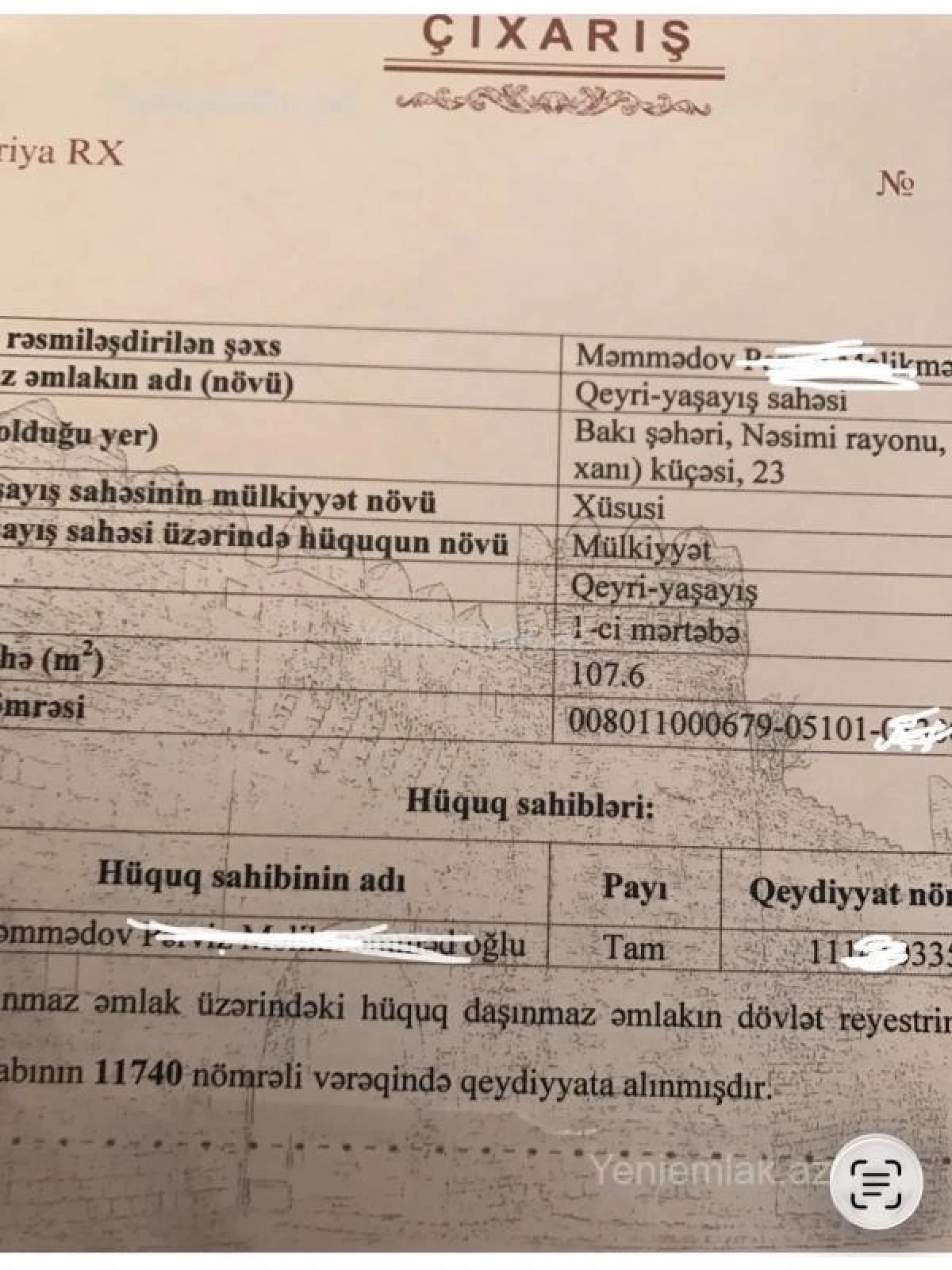 Satılır 8 otaqlı obyekt 400 m²