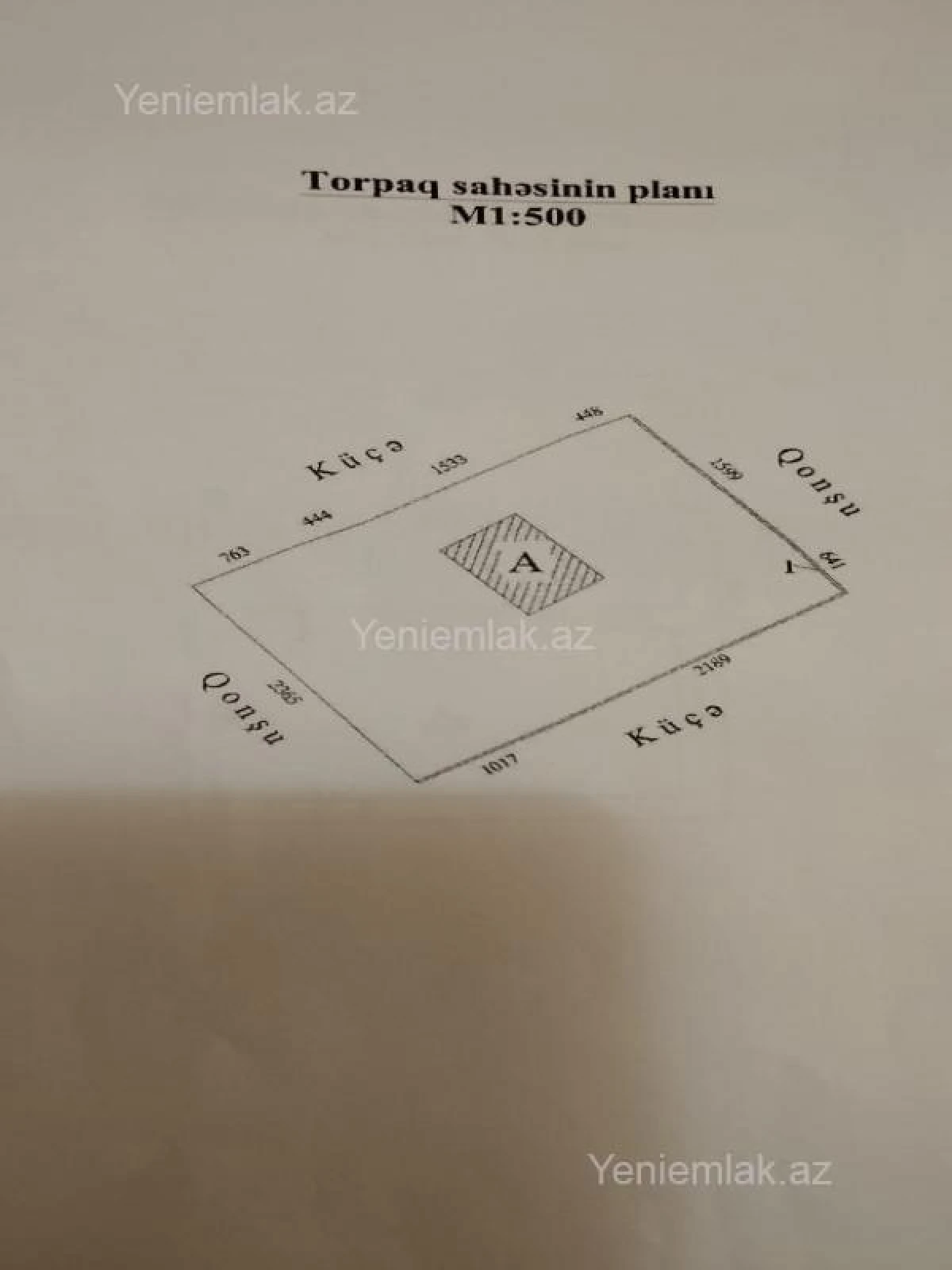 Satılır torpaq sahəsi