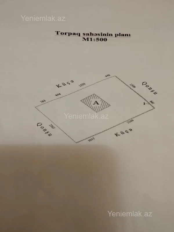Satılır torpaq sahəsi