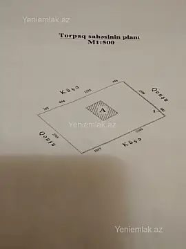Satılır torpaq sahəsi