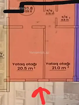 Satılır 1 otaqlı yeni tikili 70 m²