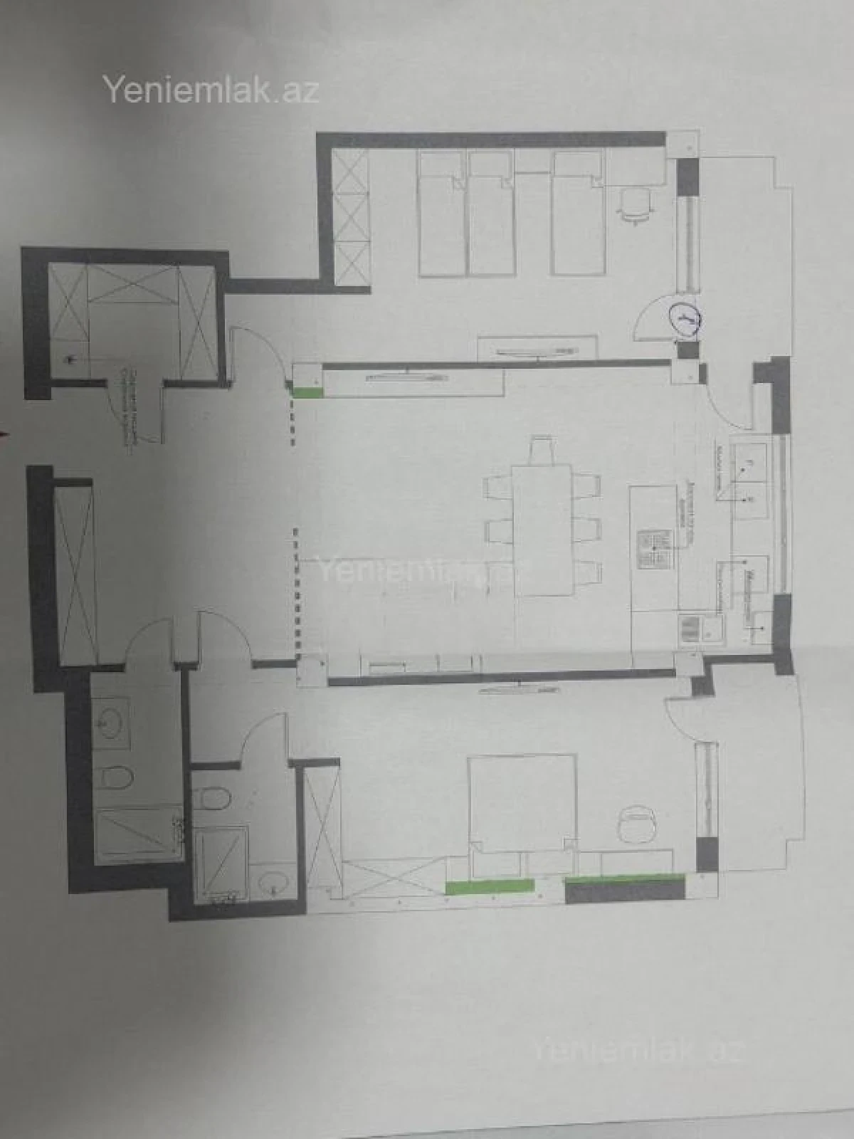 Satılır 3 otaqlı yeni tikili 128 m²