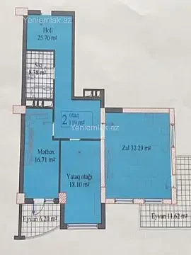 Satılır 4 otaqlı yeni tikili 117 m² — Bakı, Nizami 4 otaq 117.00 m²
