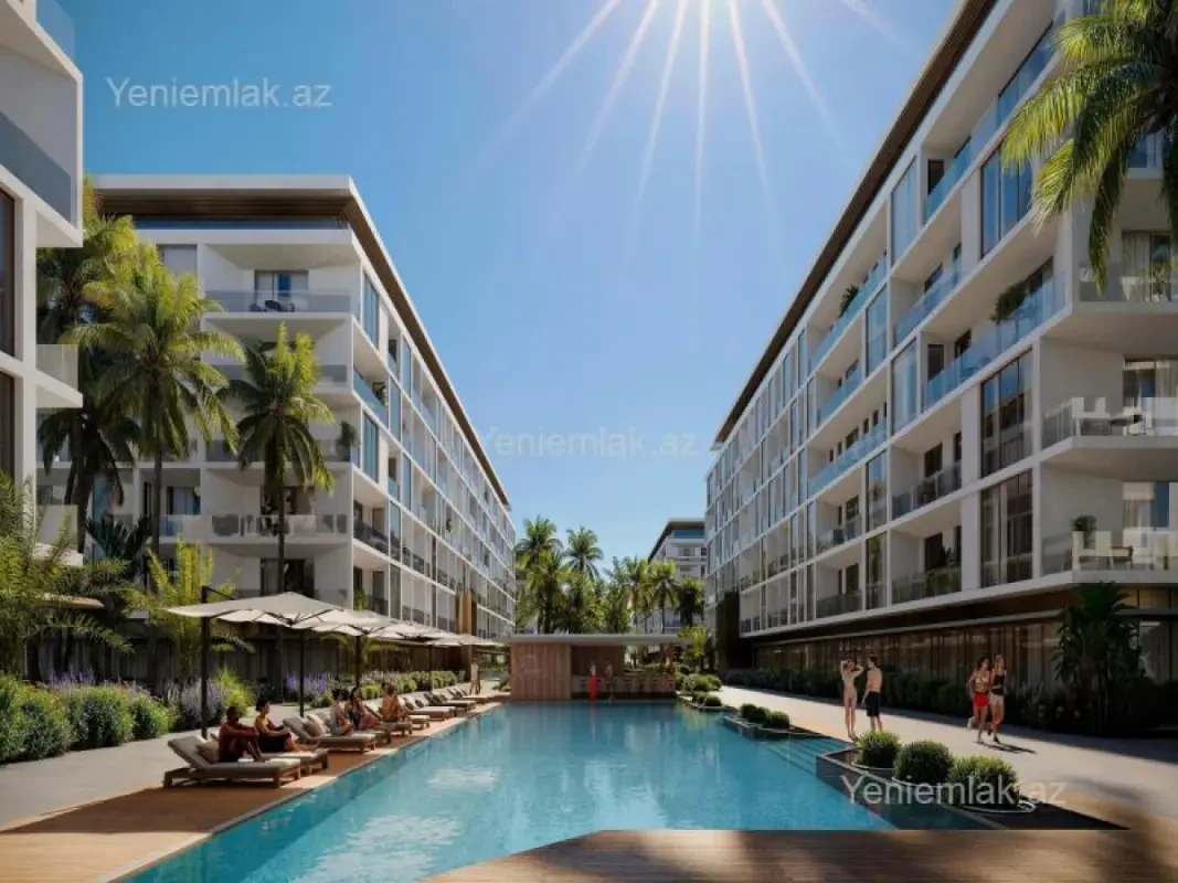 Satılır 1 otaqlı yeni tikili 49.8 m²