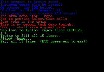 In case you were wondering, Xyelos is the username of one of my friends, and he hates it when I use European spellings.