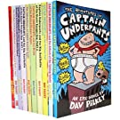 Captain Underpants: 10 Book Set 