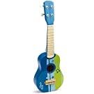 Kids Wooden Toy Ukulele in Blue 