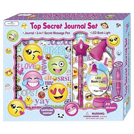 Journals for Girls - Secret Emoji Diary Set 