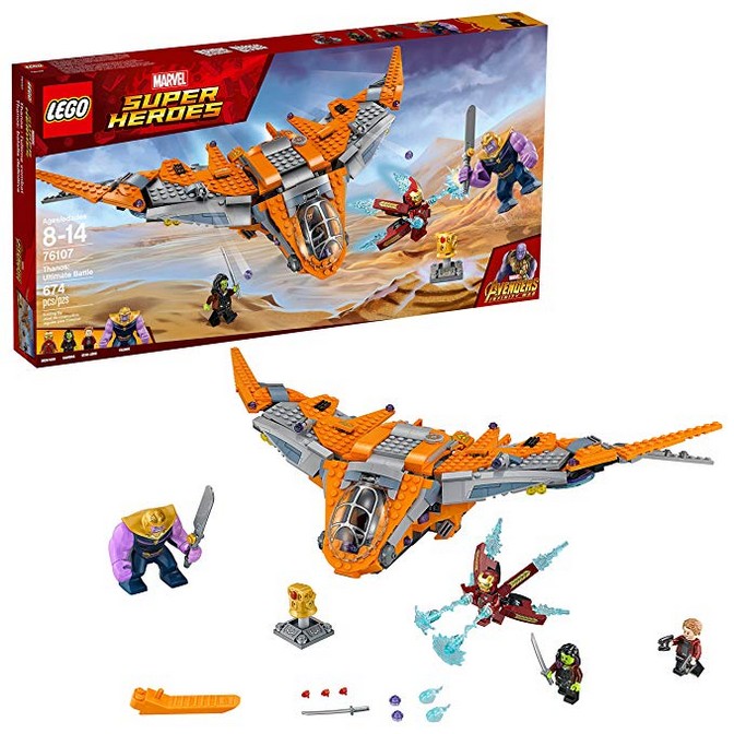 LEGO Marvel Super Heroes Avengers: Infinity War Thanos: Ultimate Battle 76107 