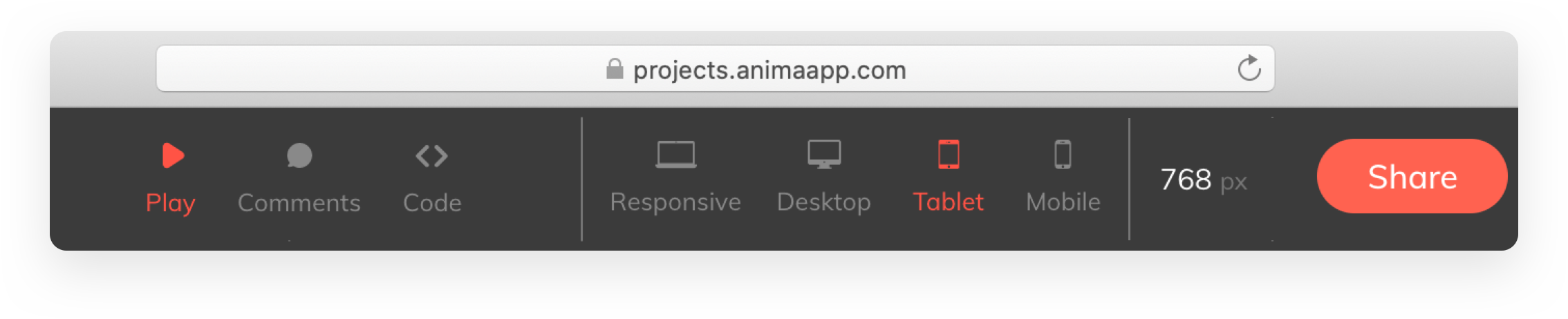 Omni view navigation bar