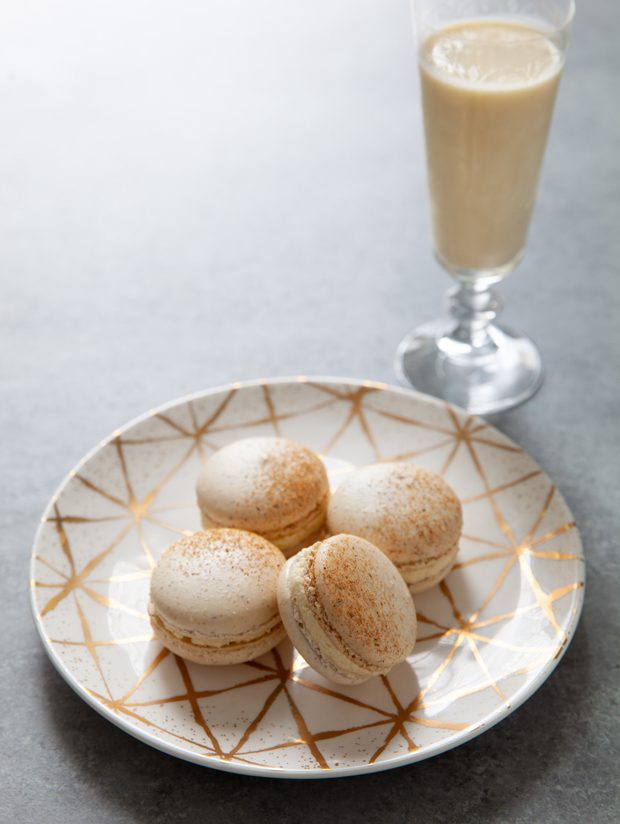 Eggnog Macarons