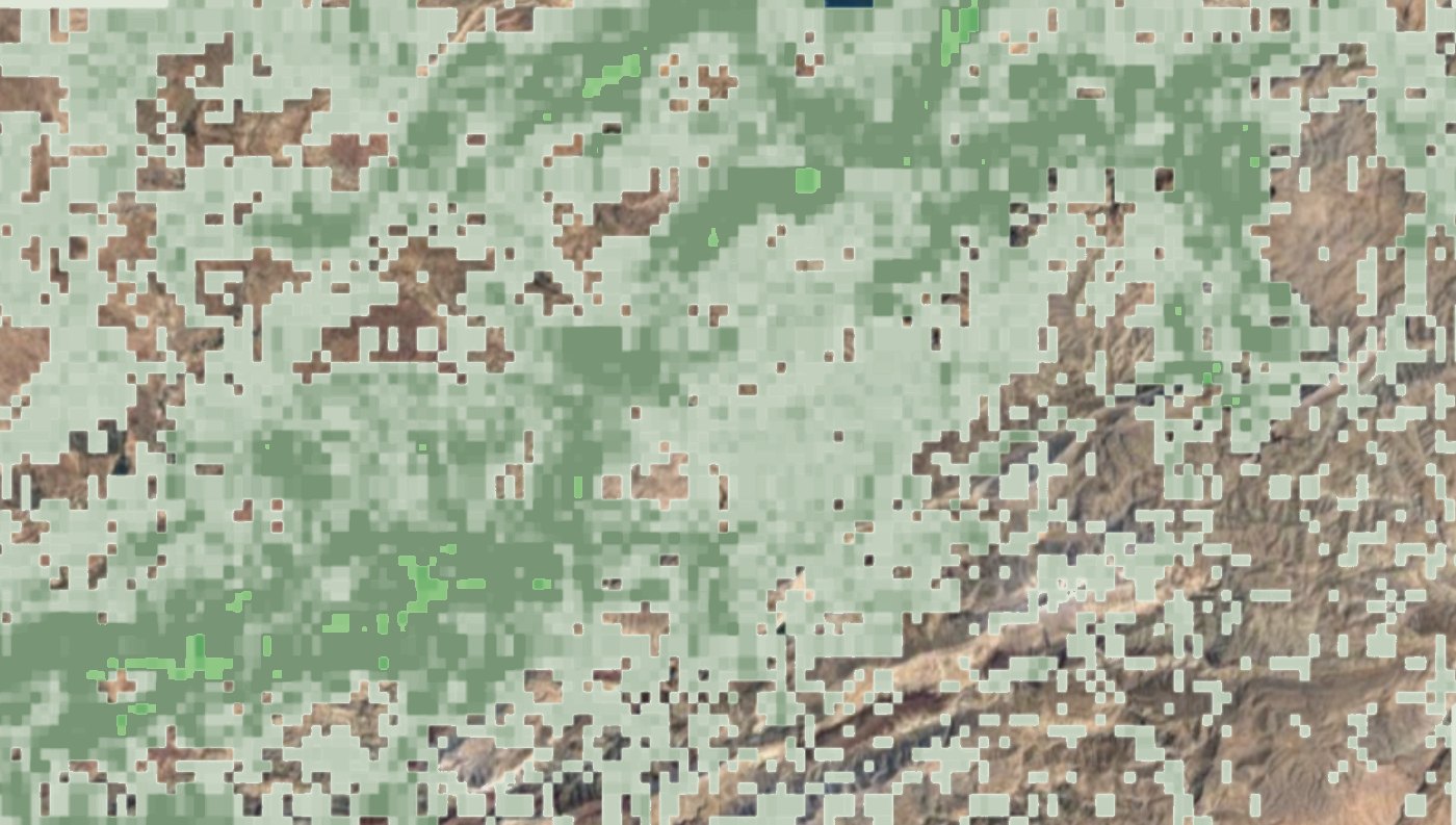 Total potential forest cover with no human activity