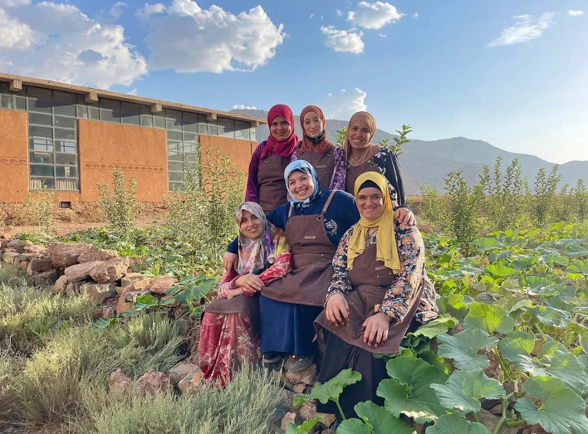 The mill team in Aït Bouguemez