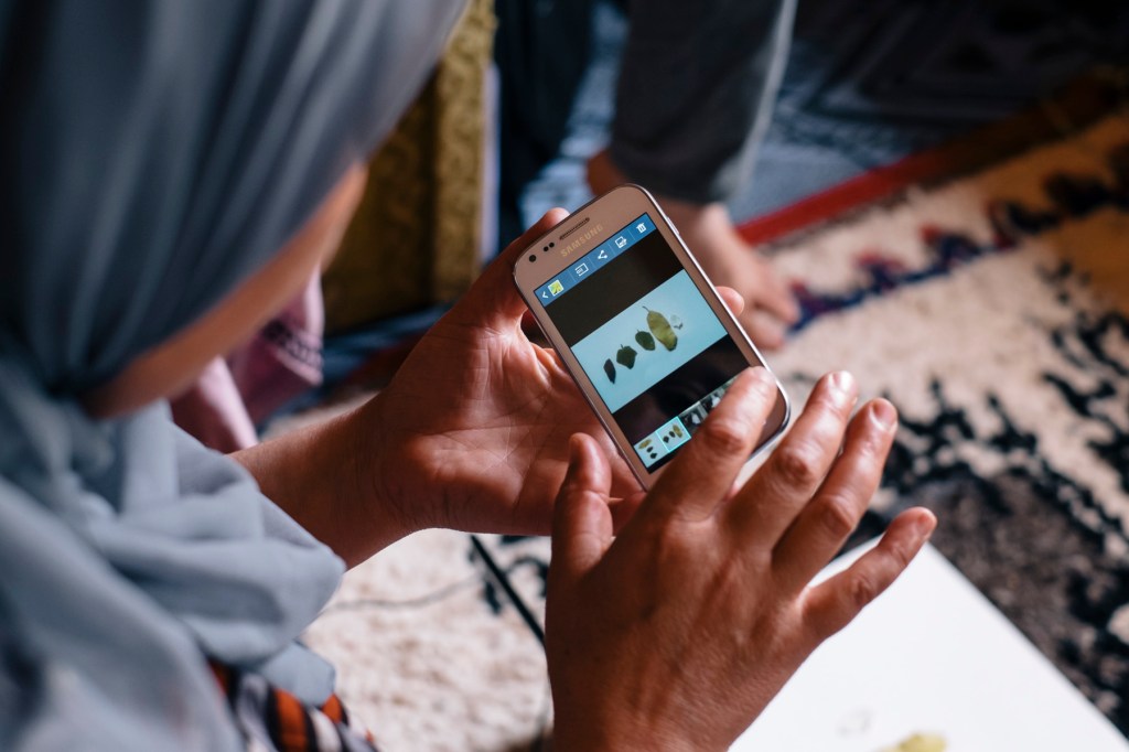 And of course, artisans then snapped photos of their color boards and posted them on the Anou community’s Instagram account. 