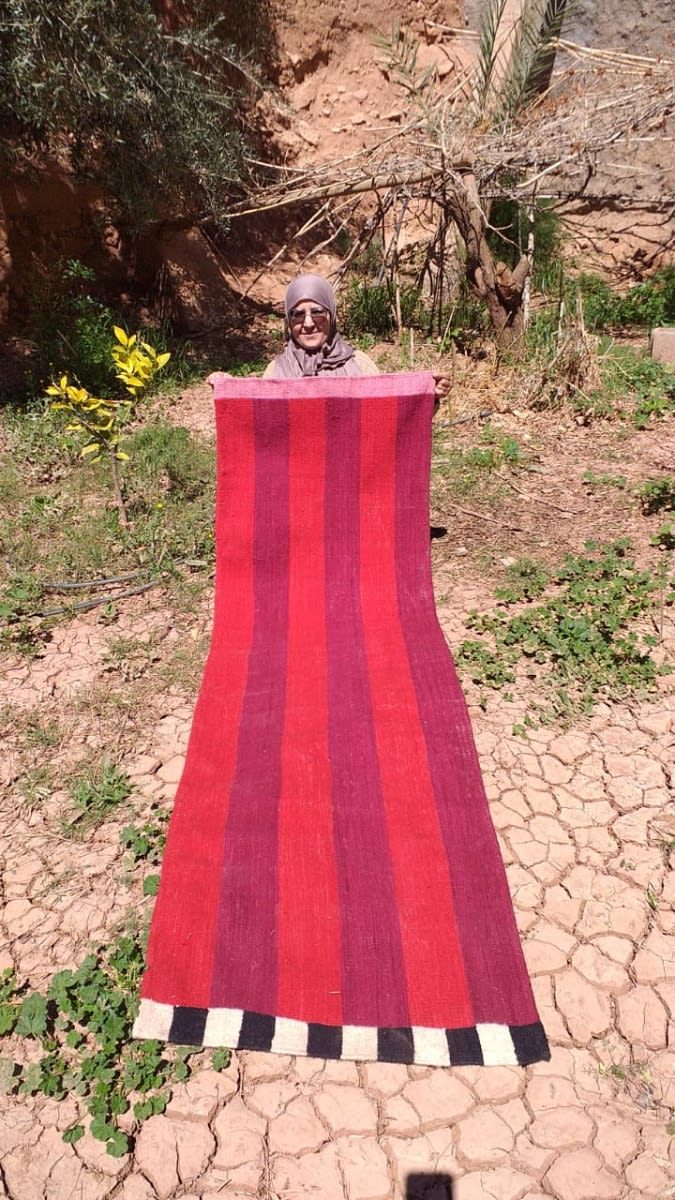 Runaway rug by Amy Rich