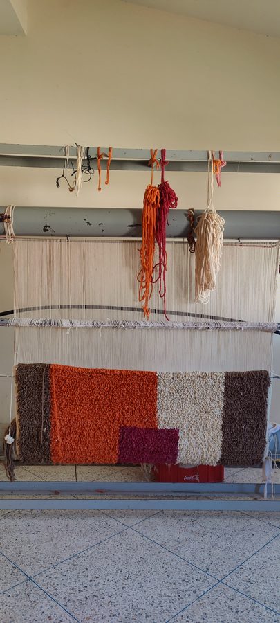 Souk on the loom at Cooperative Nahda