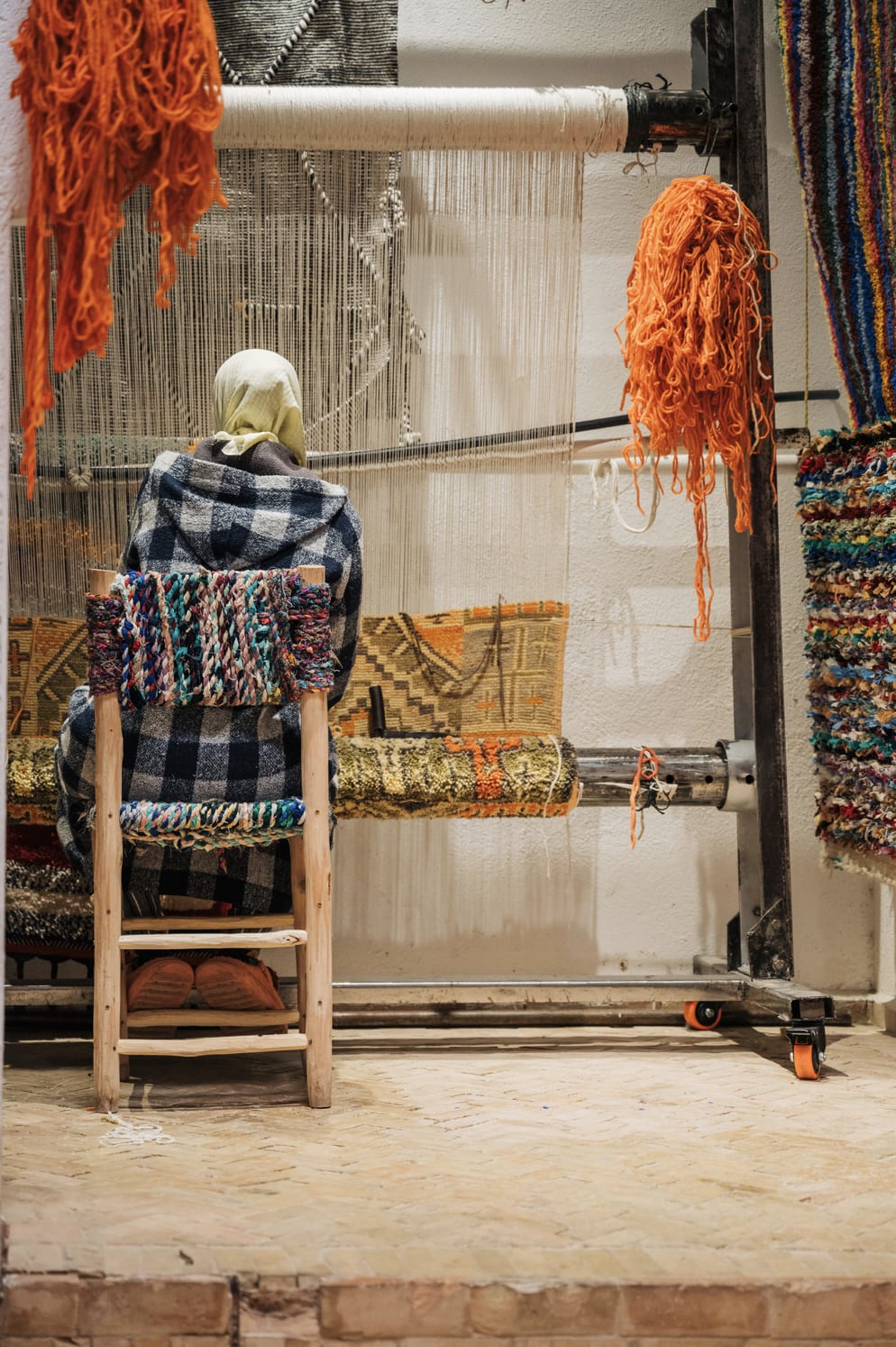 Immersive weaving residency