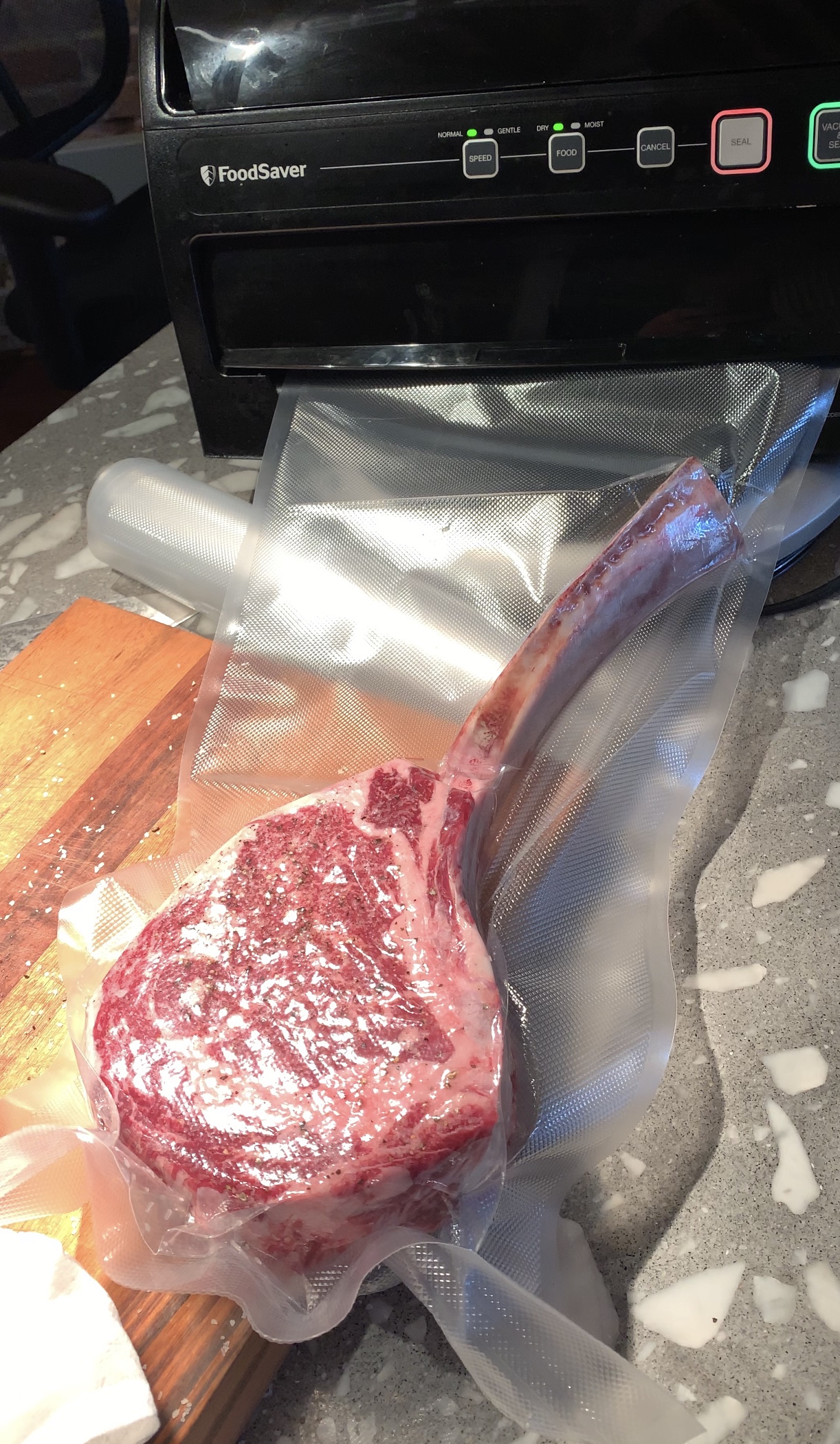 Sous Vide Tomahawk Ribeye