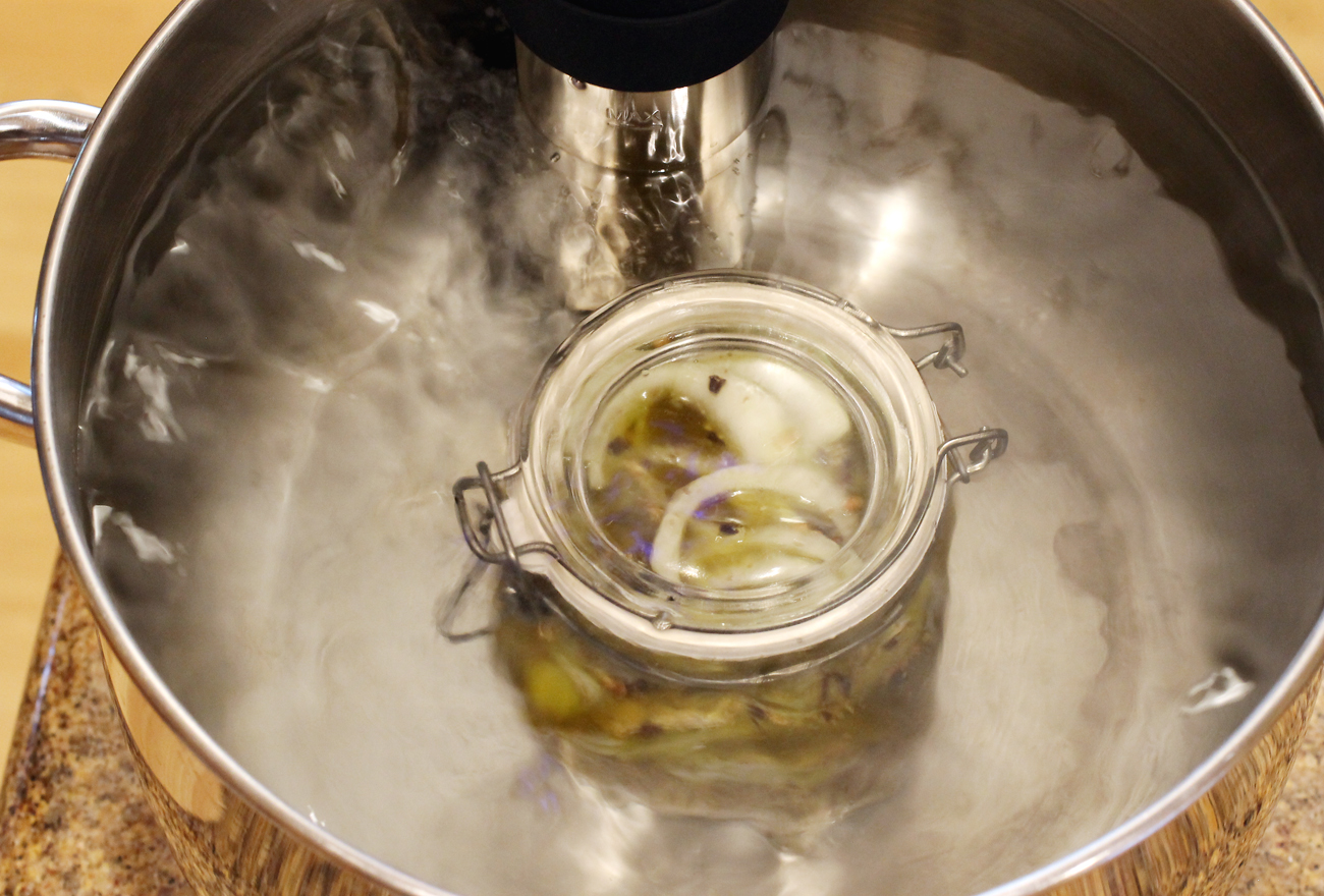 Sous Vide Pickled Shrimp