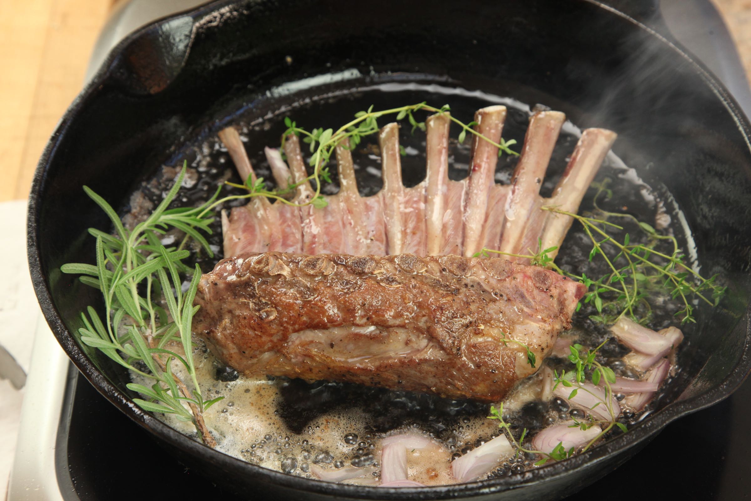 Sous Vide Rack of Lamb