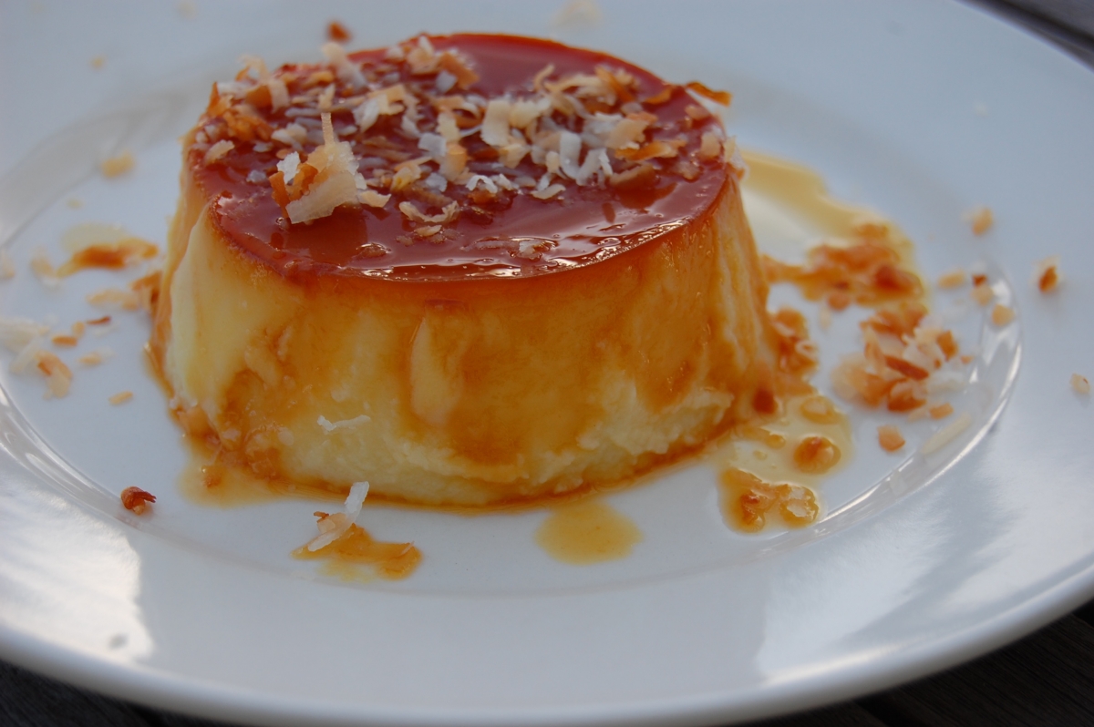Sous Vide Coconut Flan