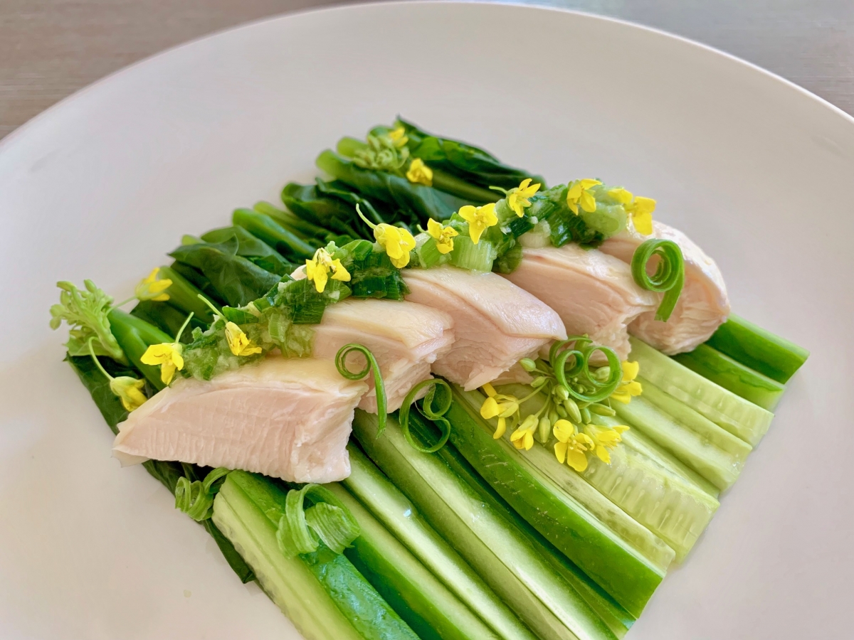 Hainanese Chicken Ginger Scallion Sauce