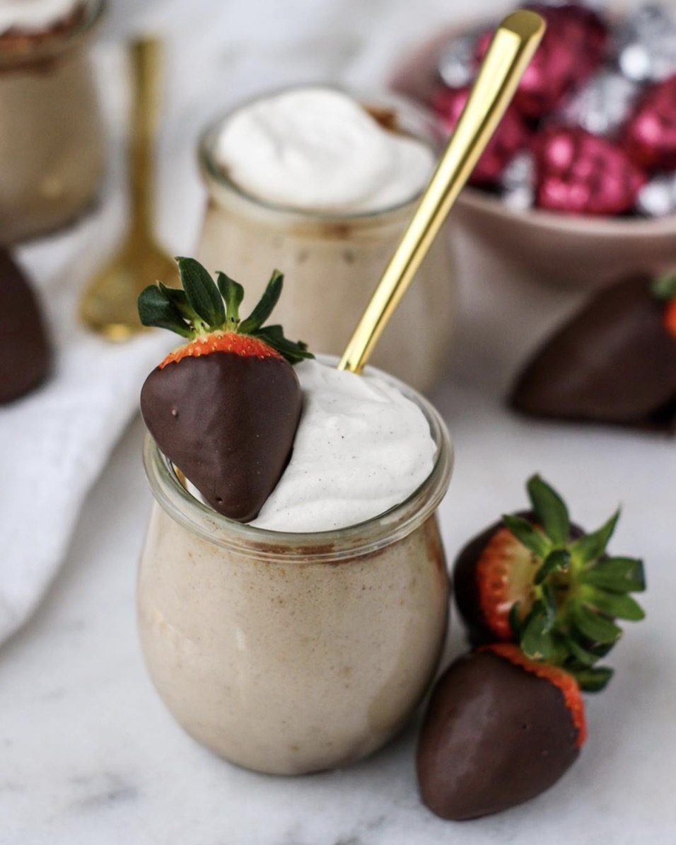 Sous Vide Chocolate Strawberry Pot De Creme