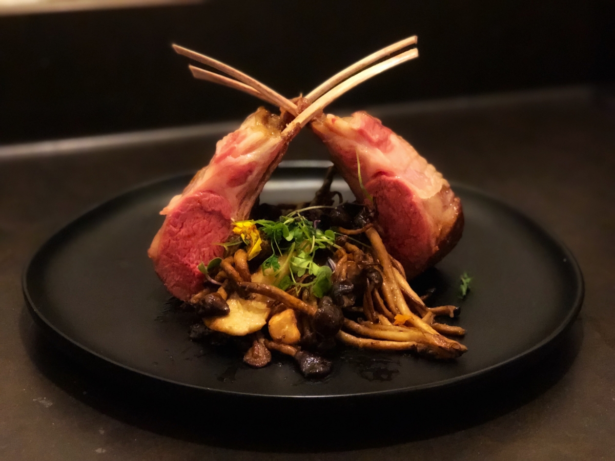 Sous Vide Deep Fried Rack of Lamb