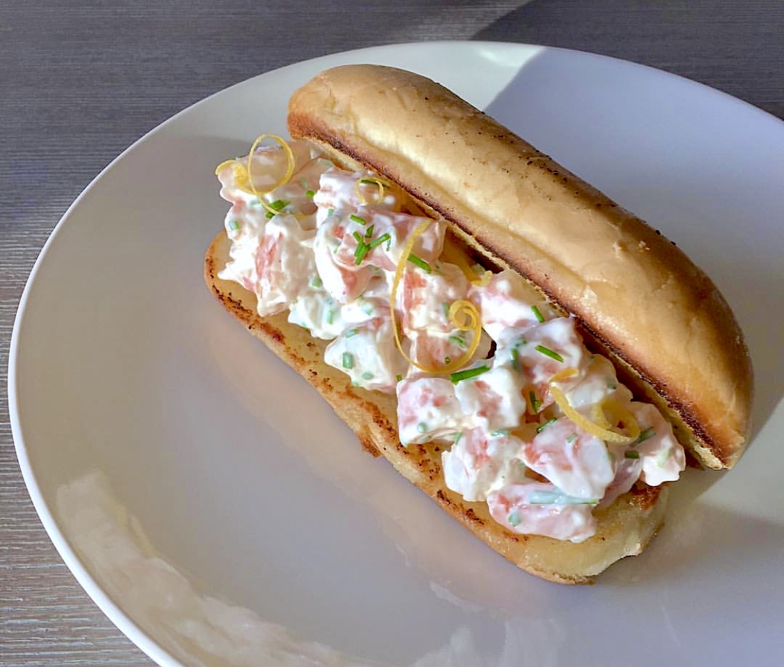 Garlic Butter Shrimp Rolls