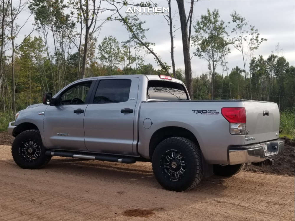 08 Toyota Tundra Wheel Offset Aggressive 1 Outside Fender Leveling Kit Anthem Off Road