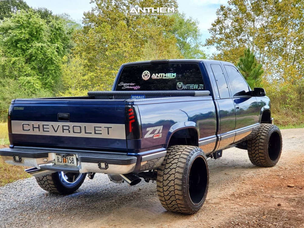 1998 Chevrolet K1500 Wheel Offset Super Aggressive 3 5 Suspension Lift 4 0272 Anthem Off Road