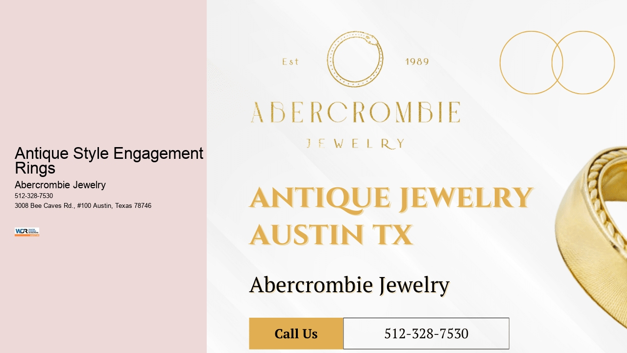 Antique Style Engagement Rings