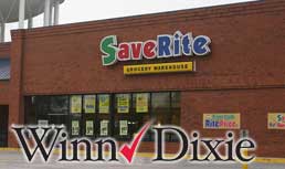 Winn-Dixie: Discontinuing The SaveRite Banner