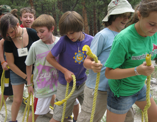 We'll get out on the ropes course for some team building!