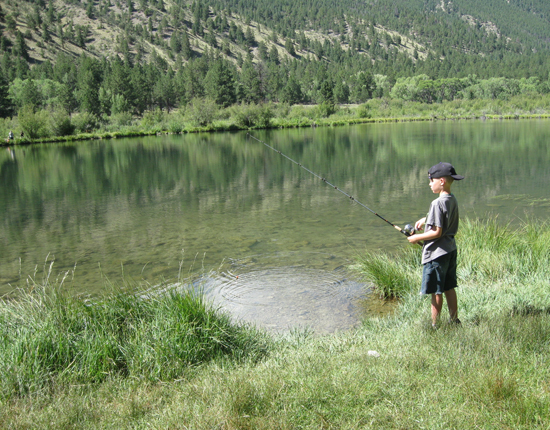 We'll even fish!