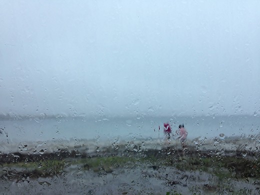 The rain won't stop us.