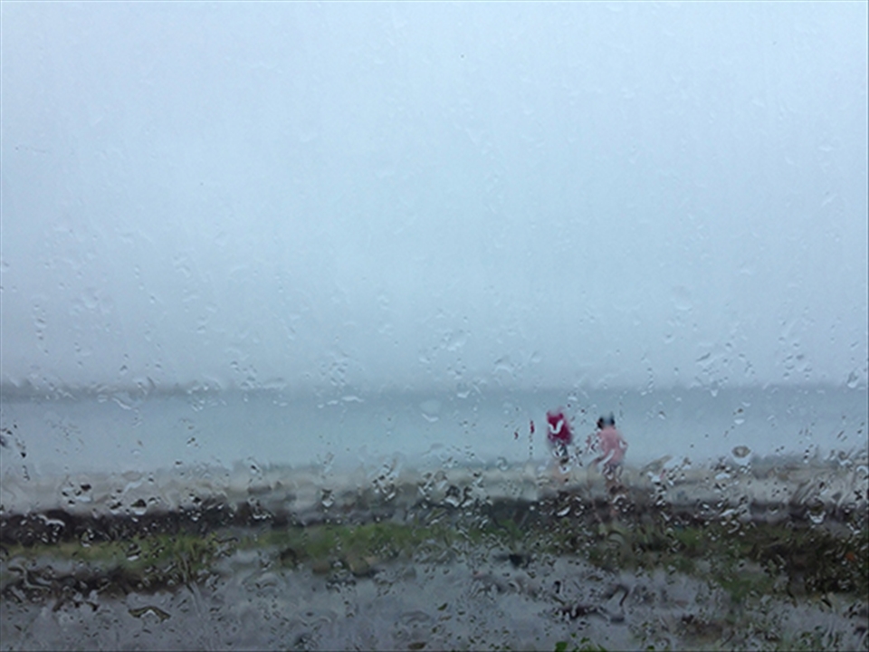 The rain won't stop us.