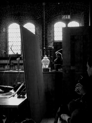 I have always been fascinated by Theatre and the worlds it can evoke between wonky wooden planks and moth-ridden curtains. Possibly even more intriguing than the story-line on stage are the tales lived behind the scenes. Here the sharply cut boundaries of walls, doors and curtains guard a zone of very fluid emotional states where actors make the transition between their on- and off-stage identities. 