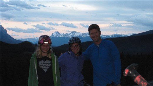 Evening bike ride- first of the trip 