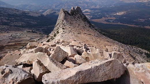 The mutated Unicorn Peak ridge
