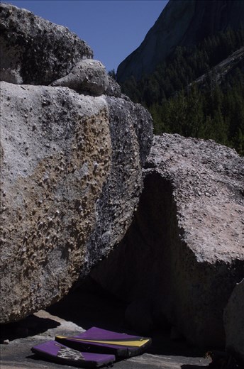 100ds of knobs sticking out the rock