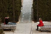 In Millennium Park, a young couple takes turns posing with the urban skyline as a backdrop. Despite the cold winter day, they wander around enjoying each other’s company. Such a simple pleasure can be so hard to find.: by 2_peacemaker, Views[231]