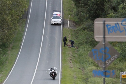 I heard a helicopter, grabed my camera and shot this